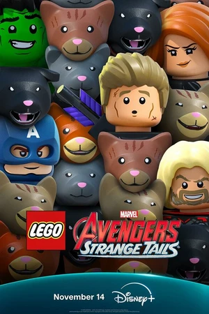 Постер к мультсериалу LEGO Marvel Мстители: Странные хвосты (2025)