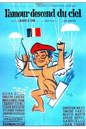 Постер к фильму Любовь спускается с неба (1957)