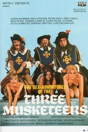 Постер к фильму Сексуальные приключения трех мушкетеров (1971)