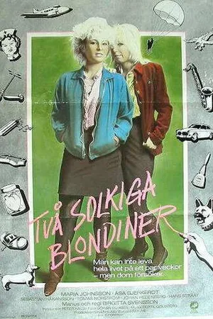 Постер к фильму Två solkiga blondiner (1984)