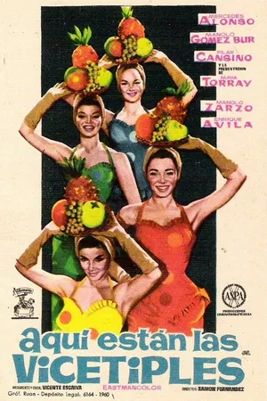 Постер к фильму Aquí están las vicetiples (1961)