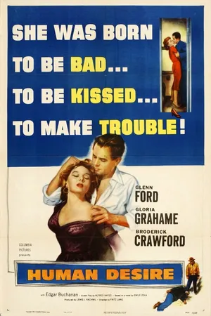 Постер к фильму Человеческое желание (1954)