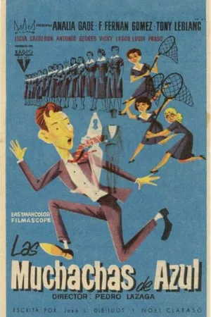 Постер к фильму Девушки в голубом (1957)