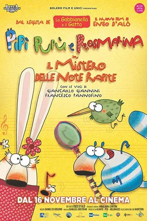 Постер к мультфильму Pipi, Pupu & Rosemary: the Mystery of the Stolen Notes (2017)