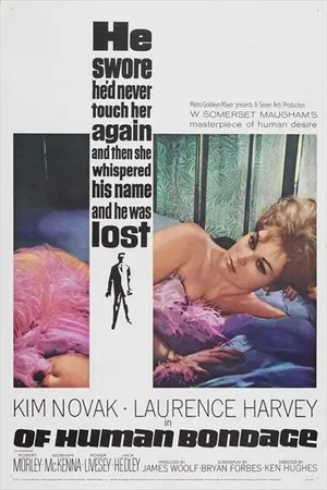 Постер к фильму Бремя страстей человеческих (1964)