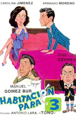 Постер к фильму Habitación para tres (1952)