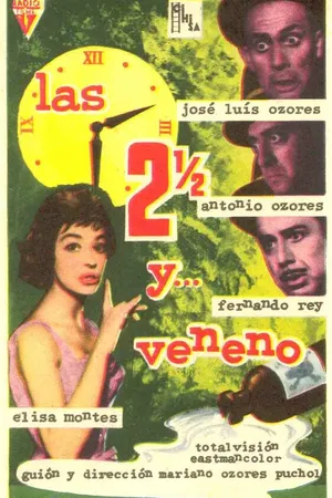 Постер к фильму Las dos y media y... veneno (1959)