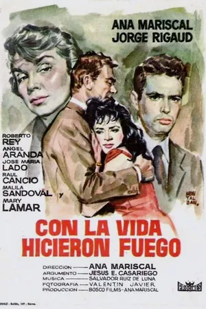 Постер к фильму Con la vida hicieron fuego (1959)