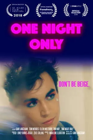 Постер к фильму One Night Only (2017)