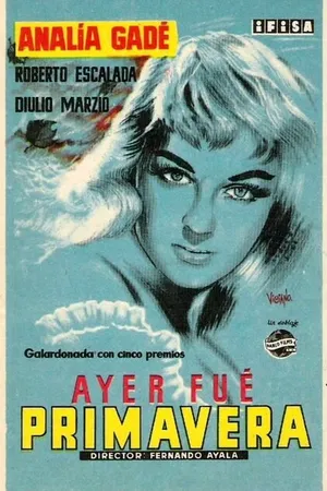 Постер к фильму Вчера была весна (1955)