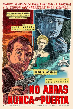 Постер к фильму Никому не открывай дверей (1952)
