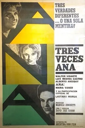 Постер к фильму Три раза Анна (1961)