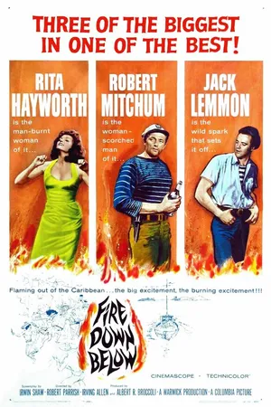Постер к фильму Огонь из преисподней (1957)