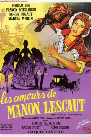 Постер к фильму Любовные истории Манон Леско (1954)