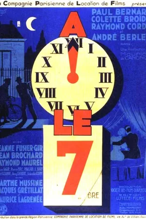 Постер к фильму В полночь, седьмого (1937)