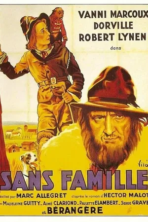 Постер к фильму Без семьи (1934)
