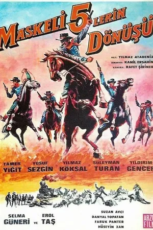 Постер к фильму Пять всадников в масках (1968)