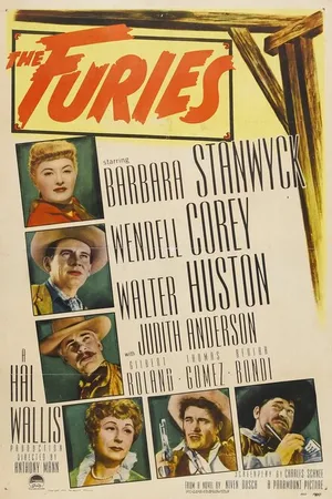 Постер к фильму Фурии (1950)