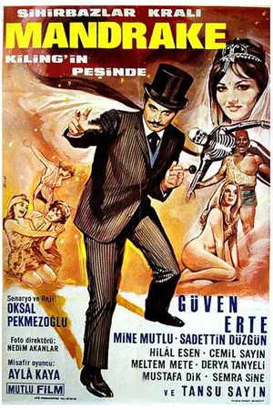 Постер к фильму Sihirbazlar Krali Mandrake Killing'in pesinde (1967)