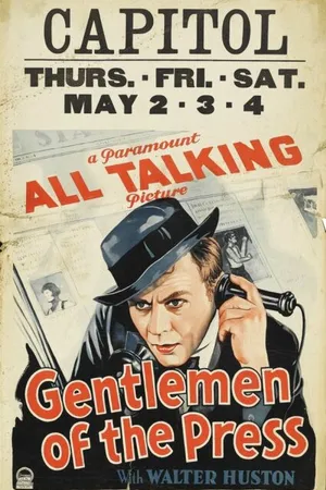 Постер к фильму Gentlemen of the Press (1929)