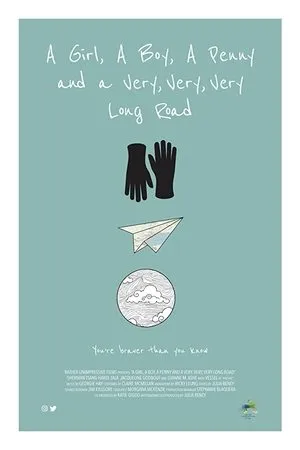 Постер к фильму A Girl, a Boy, a Penny and a Very, Very, Very Long Road (2019)