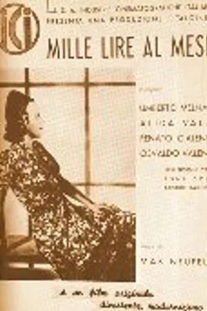 Постер к фильму Mille lire al mese (1939)