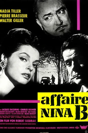 Постер к фильму Дело Нины Б. (1961)