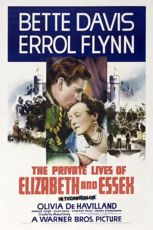 Постер к фильму Частная жизнь Елизаветы и Эссекса (1939)