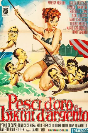 Постер к фильму Золотые рыбки и серебряные бикини (1961)