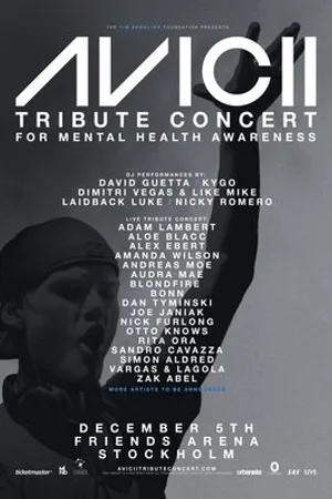 Постер к фильму Avicii Tribute Concert: In Loving Memory of Tim Bergling (2019)