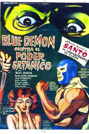 Постер к фильму Blue Demon vs. el poder satánico (1966)