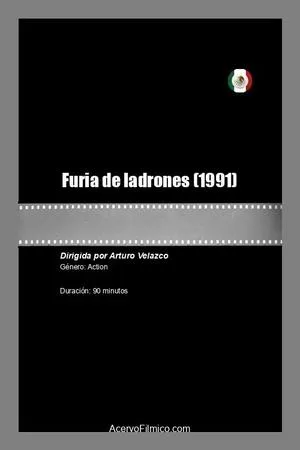 Постер к фильму Furia de ladrones (1991)