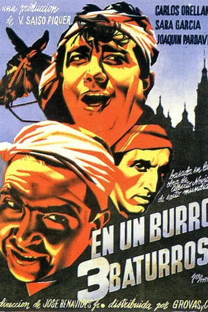 Постер к фильму En un burro tres baturros (1939)