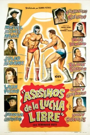 Постер к фильму Asesinos de la lucha libre (1962)