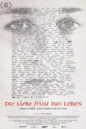 Постер к фильму Die Liebe frisst das Leben, Tobias Gruben, seine Lieder und die Erde (2019)