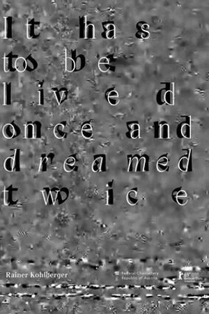 Постер к фильму It has to be lived once and dreamed twice (2019)