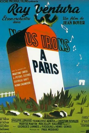 Постер к фильму Мы отправляемся в Париж (1950)