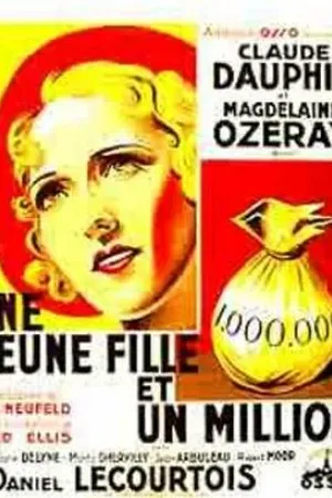 Постер к фильму Une jeune fille et un million (1932)
