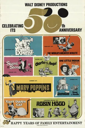 Постер к мультфильму Walt Disney's 50th Anniversary Show (1973)