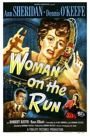 Постер к фильму Женщина в бегах (1950)