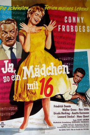 Постер к фильму Ja, so ein Mädchen mit sechzehn (1959)