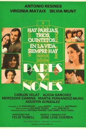 Постер к фильму Pares y nones (1982)