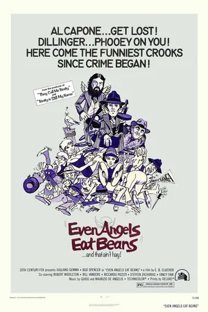 Постер к фильму Даже ангелы едят фасоль (1973)