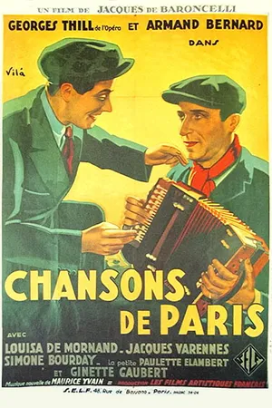 Постер к фильму Песни Парижа (1934)