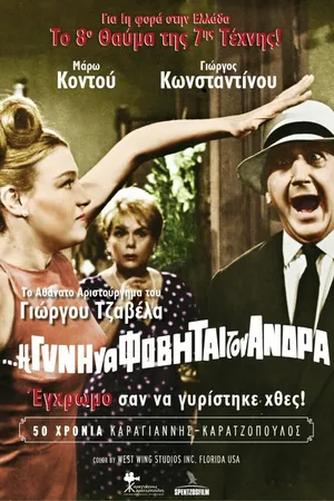 Постер к фильму I de gyni na fovitai ton andra (1965)