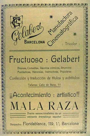 Постер к фильму Mala raza (1913)
