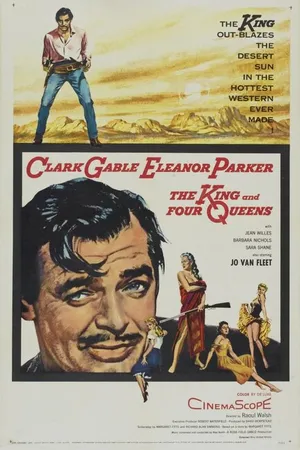 Постер к фильму Король и четыре королевы (1956)