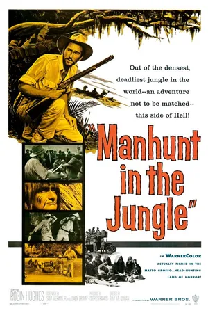 Постер к фильму Manhunt in the Jungle (1958)