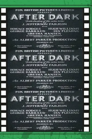 Постер к фильму After Dark (1932)