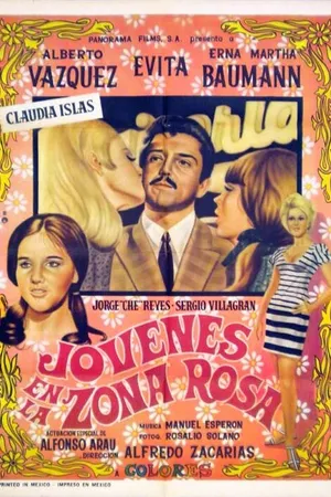 Постер к фильму Jóvenes de la Zona Rosa (1970)